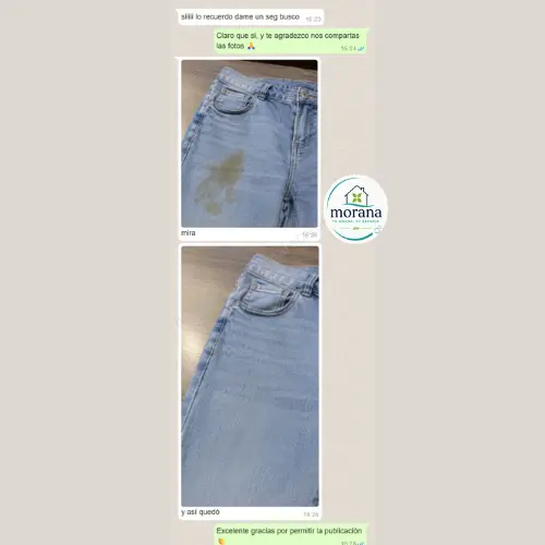 Testimonio cliente ManchOFF - jeans